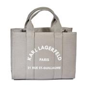 RSG Square Medium Tote Karl Lagerfeld , Gray , Dames