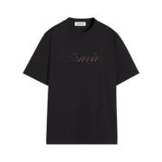 Zwarte T-shirts en Polos Lanvin , Black , Heren