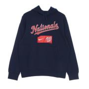 Washington Nationals Club Pullover Hoodie Nike , Blue , Heren