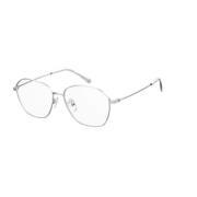 Bicolor Metalen Frame Bril Polaroid , Gray , Dames