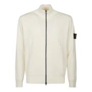 Stijlvolle Zip-Up Cardigan Stone Island , Beige , Heren