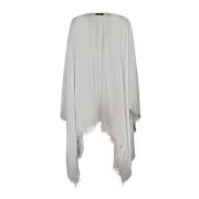 Lurex Stof Cape Fabiana Filippi , Beige , Dames