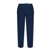 Loszittende katoenen broek PS By Paul Smith , Blue , Heren