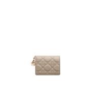 Gardenia Portemonnee met Charms Dior , Beige , Dames