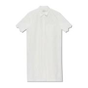 Kanten jurk met zak PS By Paul Smith , White , Dames