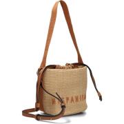 Raffia Handtassen in Ecru Kleur Hispanitas , Beige , Dames