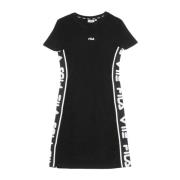 Zwarte Tee Jurk voor Vrouwen Fila , Black , Dames