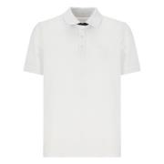 Witte Polo Shirt met Kraag Fay , White , Heren