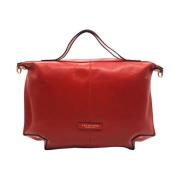 Minimalistische Elegante Shopper met ritssluiting The Bridge , Red , D...