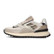 Grijze Lage Sneakers Floris van Bommel , Beige , Dames