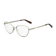 Metalen Frame Bril Love Moschino , Brown , Dames