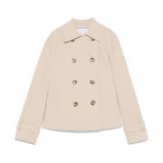 Beige Outerwear Jas voor Vrouwen Harris Wharf London , Beige , Dames