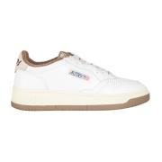 Leren Sneakers met Microperforaties Autry , White , Dames