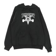 Skategoat Hoodie Zwart/Wit Thrasher , Black , Heren