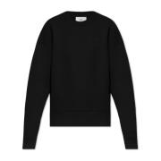 Sweatshirt met logo Ami Paris , Black , Dames