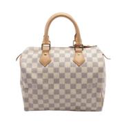 Pre-owned Leather louis-vuitton-bags Louis Vuitton Vintage , White , D...