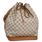 Pre-owned Canvas louis-vuitton-bags Louis Vuitton Vintage , White , Da...