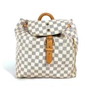 Pre-owned Cotton louis-vuitton-bags Louis Vuitton Vintage , White , Da...