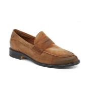 Brandy Platte Schoenen Antica Cuoieria , Brown , Heren