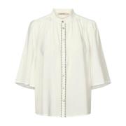 Elyna Shirt Off White Vrouwelijke Stijl RUE de Femme , White , Dames