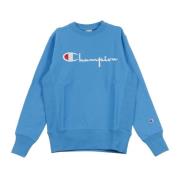 Lichtblauwe Crewneck Sweatshirt voor Mannen Champion , Blue , Heren