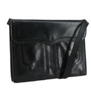 Pre-owned Leather shoulder-bags Saint Laurent Vintage , Black , Dames