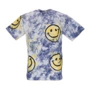 Smiley Tie Dye Heren T-shirt Market , Multicolor , Heren