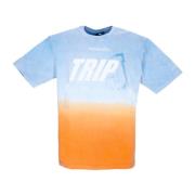 Triple J Cyan/Orange Degrade Tee Mauna Kea , Multicolor , Heren