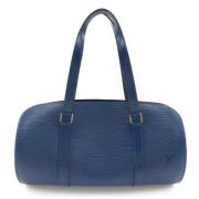 Pre-owned Leather shoulder-bags Louis Vuitton Vintage , Blue , Dames