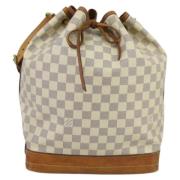 Pre-owned Canvas louis-vuitton-bags Louis Vuitton Vintage , Gray , Dam...