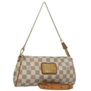 Pre-owned Canvas louis-vuitton-bags Louis Vuitton Vintage , White , Da...