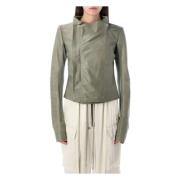 Celadon Low Neck Biker Rick Owens , Green , Dames