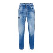 Jeans High Waits Twiggy Jean Dsquared2 , Blue , Dames