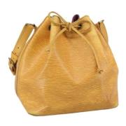 Pre-owned Leather louis-vuitton-bags Louis Vuitton Vintage , Yellow , ...