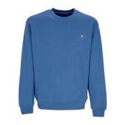 Blauw/Wit Fleece Crewneck Sweatshirt Jordan , Blue , Heren