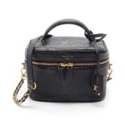 Pre-owned Leather louis-vuitton-bags Louis Vuitton Vintage , Black , D...