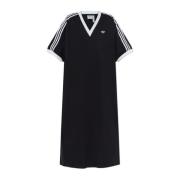 Jurk met logo Adidas Originals , Black , Dames