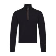 Zwarte Trui met Unieke Stijl JW Anderson , Black , Heren