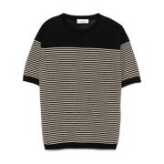 Zwarte T-shirts en Polos Lardini , Black , Heren