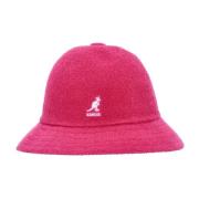 Elektrisch Roze Vissershoed Bermuda Stof Kangol , Pink , Heren