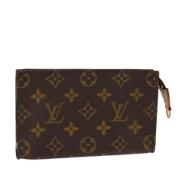 Pre-owned Canvas pouches Louis Vuitton Vintage , Brown , Dames