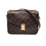 Pre-owned Canvas handbags Louis Vuitton Vintage , Brown , Dames