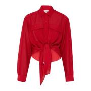 Casual Gestreept Overhemd Isabel Marant Étoile , Red , Dames