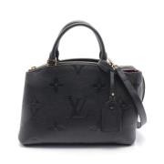 Pre-owned Leather louis-vuitton-bags Louis Vuitton Vintage , Black , D...