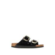 Comfortabele Binnenslippers voor Mannen Birkenstock , Black , Dames