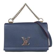 Pre-owned Leather louis-vuitton-bags Louis Vuitton Vintage , Blue , Da...