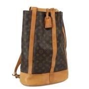 Pre-owned Canvas louis-vuitton-bags Louis Vuitton Vintage , Brown , Da...