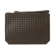 Bruine Handtas Intrecciato Staande Pouch Bottega Veneta , Brown , Here...