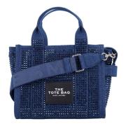 Kristal Denim Tote Tas Blauw Marc Jacobs , Blue , Dames