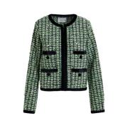 Tweedvest met parelversieringen Essentiel Antwerp , Multicolor , Dames